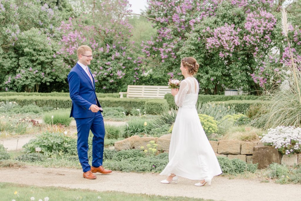 Standesamtliche Trauung von Svenja und Felix im Botanischen Garten Berlin