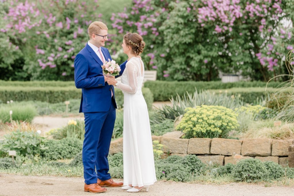 Standesamtliche Trauung von Svenja und Felix im Botanischen Garten Berlin