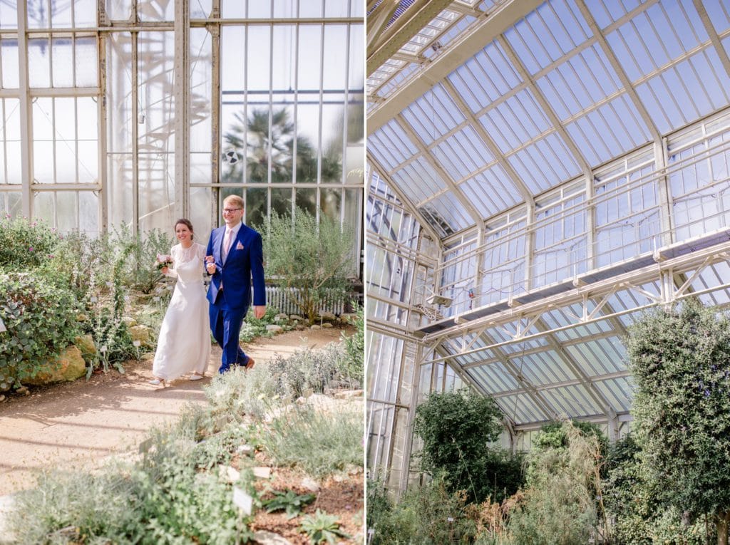 Standesamtliche Trauung von Svenja und Felix im Botanischen Garten Berlin