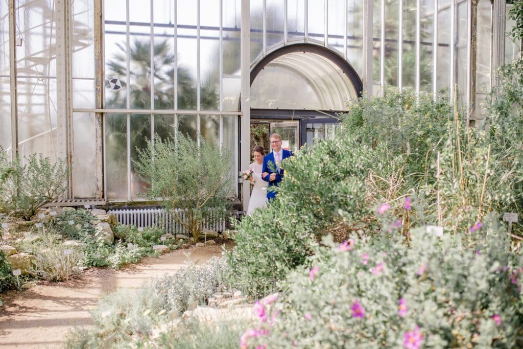 Standesamtliche Trauung von Svenja und Felix im Botanischen Garten Berlin