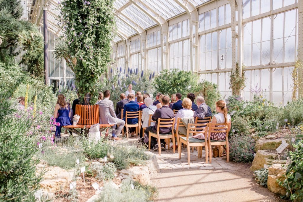 Standesamtliche Trauung von Svenja und Felix im Botanischen Garten Berlin