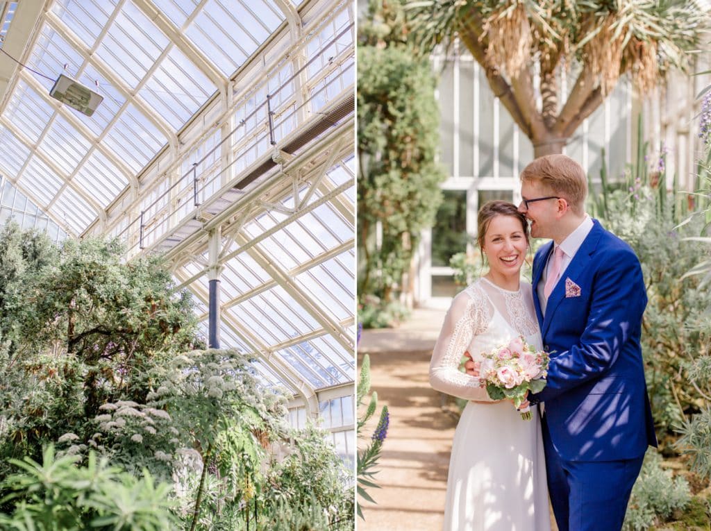 Standesamtliche Trauung von Svenja und Felix im Botanischen Garten Berlin