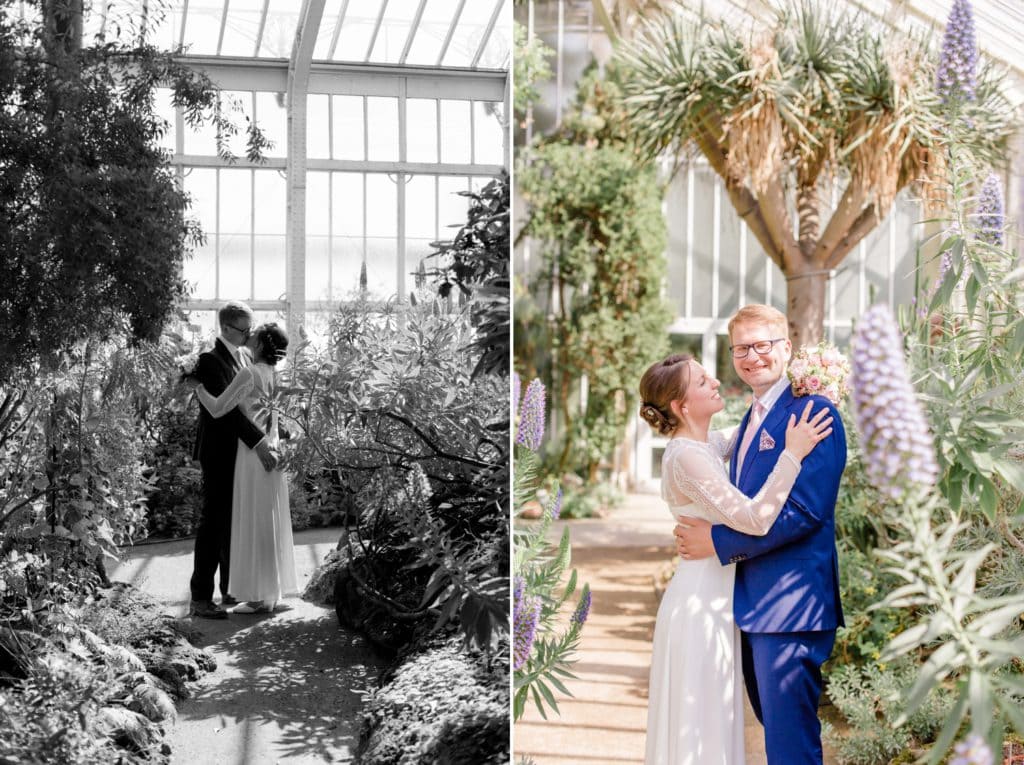 Standesamtliche Trauung von Svenja und Felix im Botanischen Garten Berlin