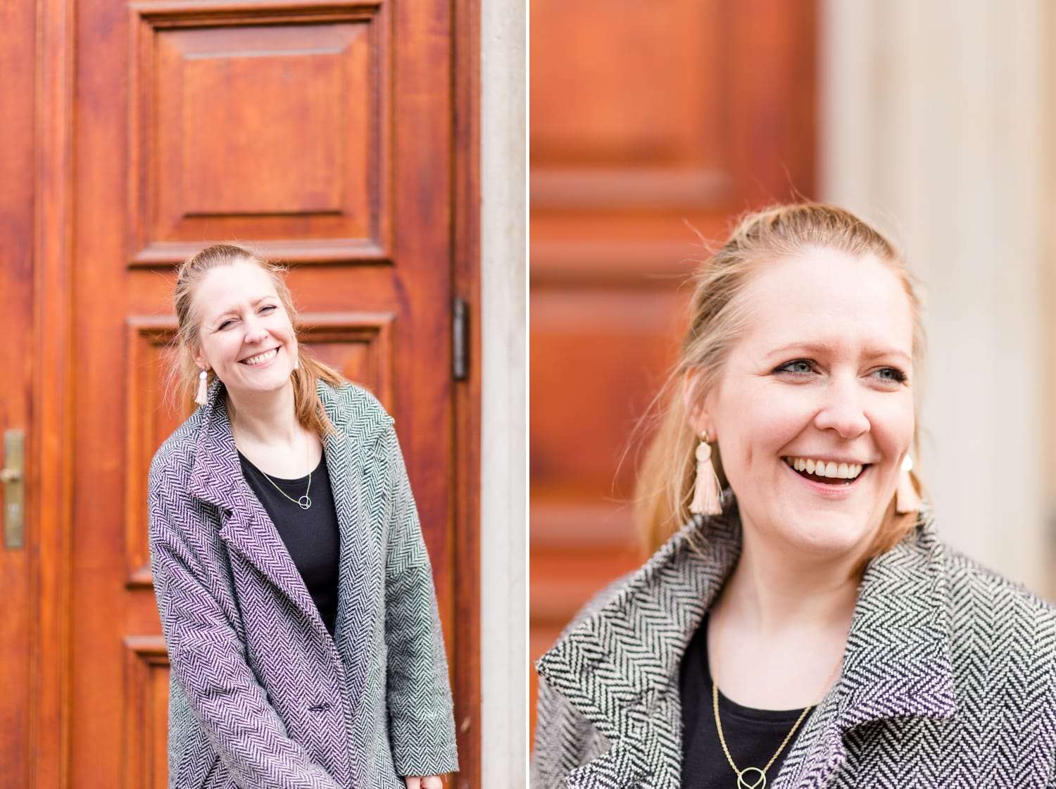 Portrait Aufnahmen mit Jennifer Thomas Fotografie in Berlin auf dem Gendarmenmarkt