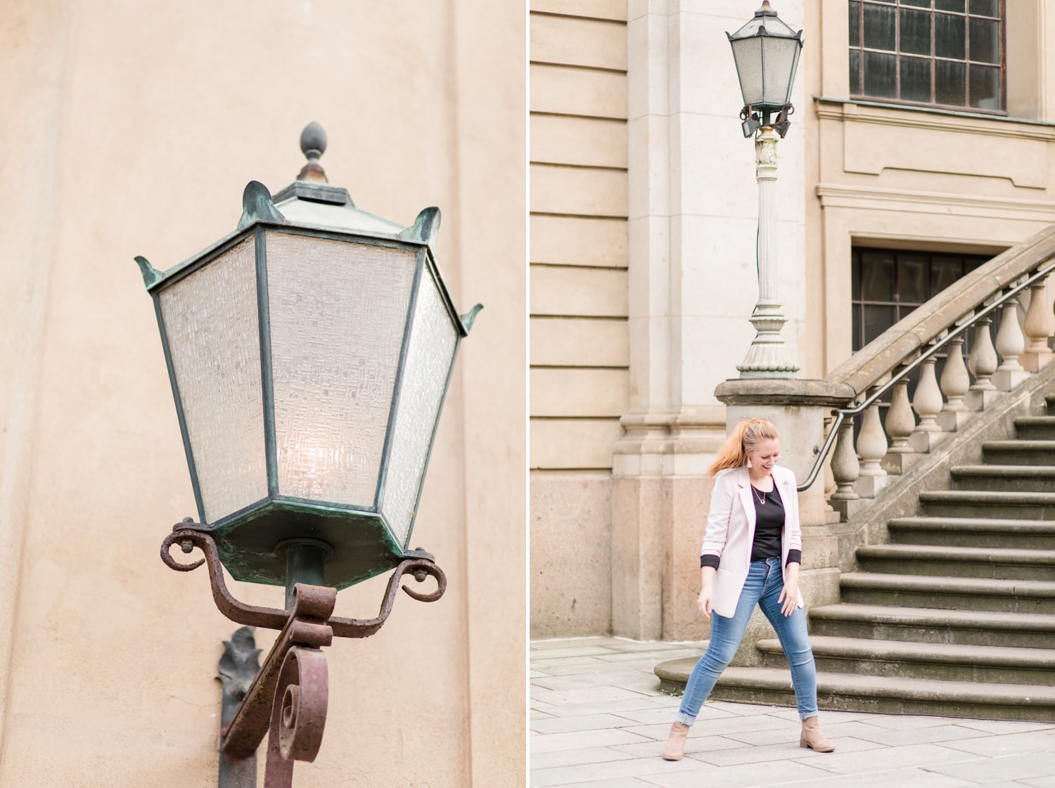 Portrait Aufnahmen mit Jennifer Thomas Fotografie in Berlin auf dem Gendarmenmarkt