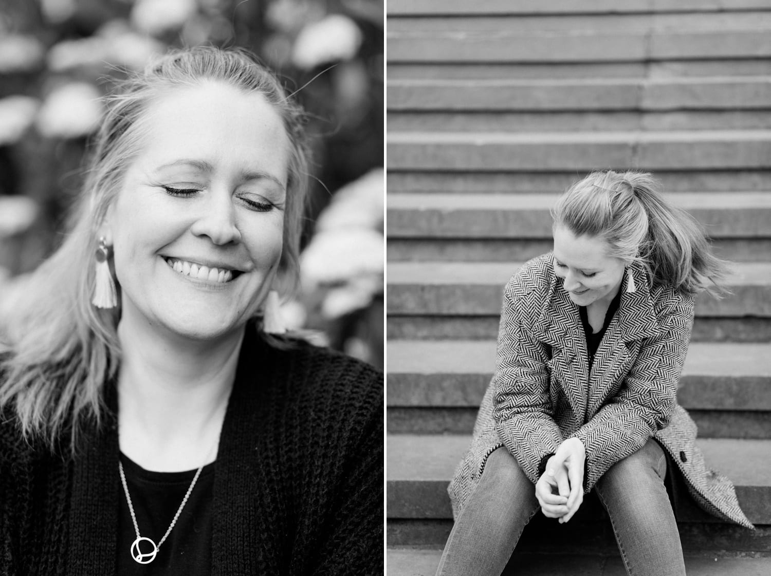 Portrait Aufnahmen mit Jennifer Thomas Fotografie in Berlin auf dem Gendarmenmarkt