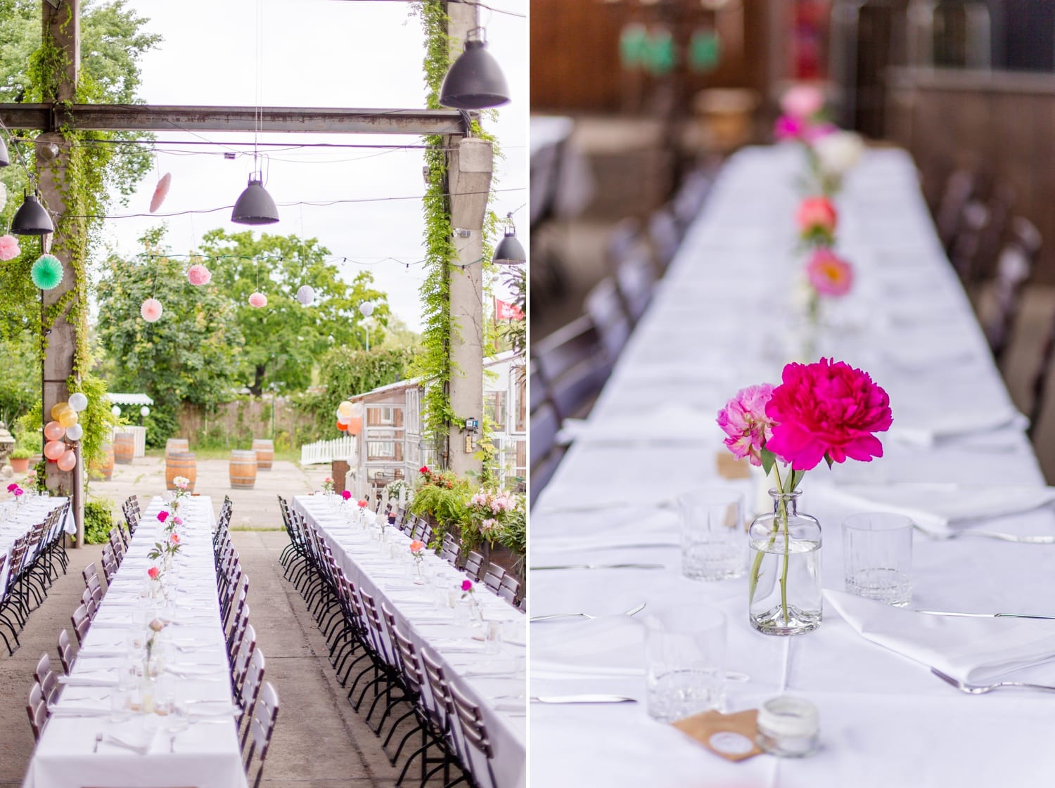 Urbane Garden Hochzeit von Nina und Willi in der Oberhafenkantine Berlin