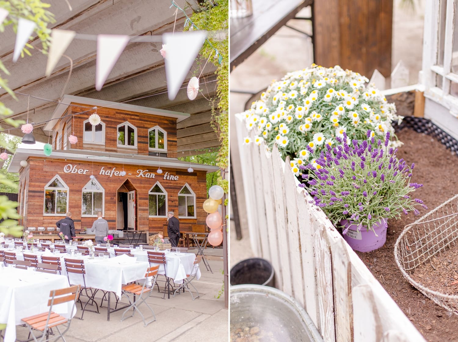 Urbane Garden Hochzeit von Nina und Willi in der Oberhafenkantine Berlin