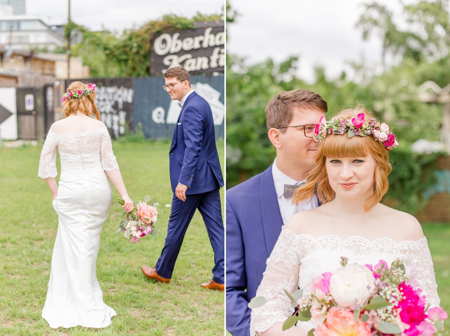 Urbane Garden Hochzeit von Nina und Willi in der Oberhafenkantine Berlin