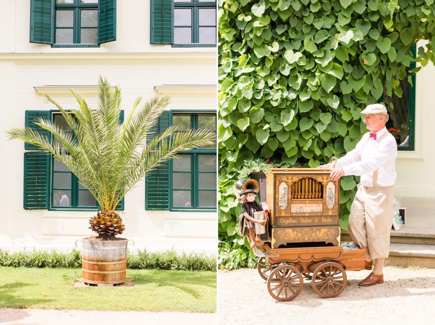 Sommerliche Hochzeit im Ochsenstall vom Schloss und Gutshof Britz Berlin