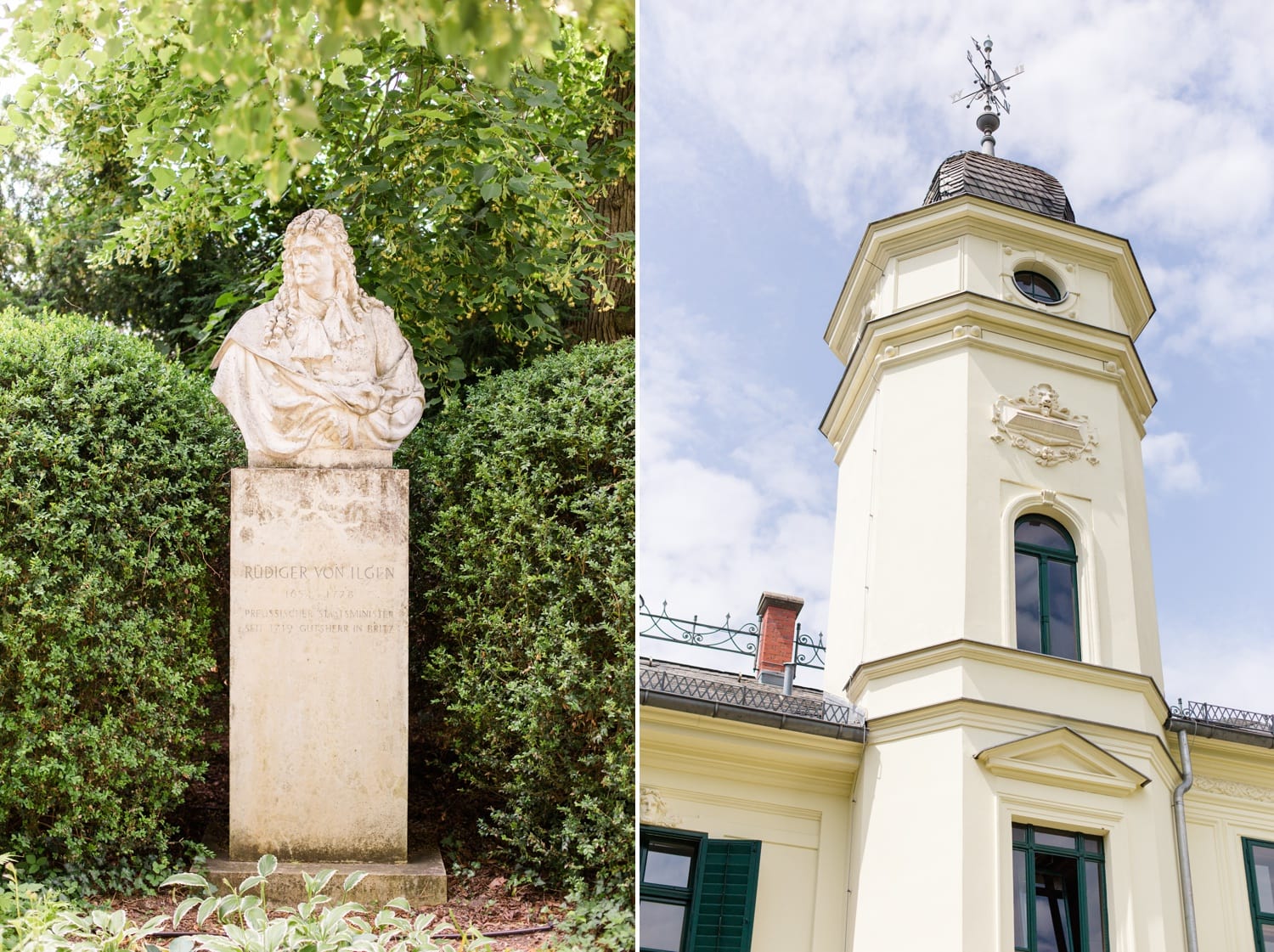 Sommerliche Hochzeit im Ochsenstall vom Schloss und Gutshof Britz Berlin