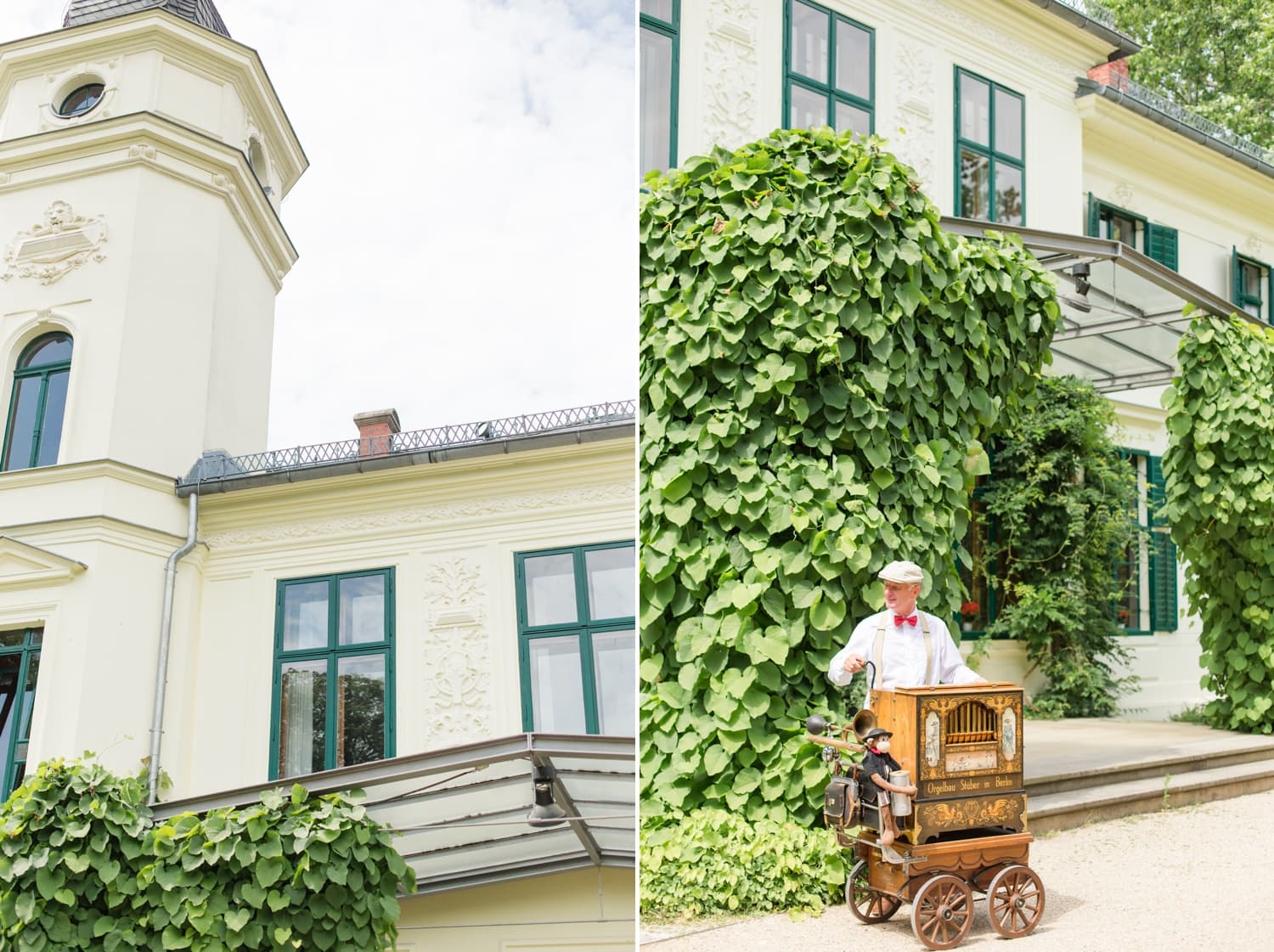 Sommerliche Hochzeit im Ochsenstall vom Schloss und Gutshof Britz Berlin