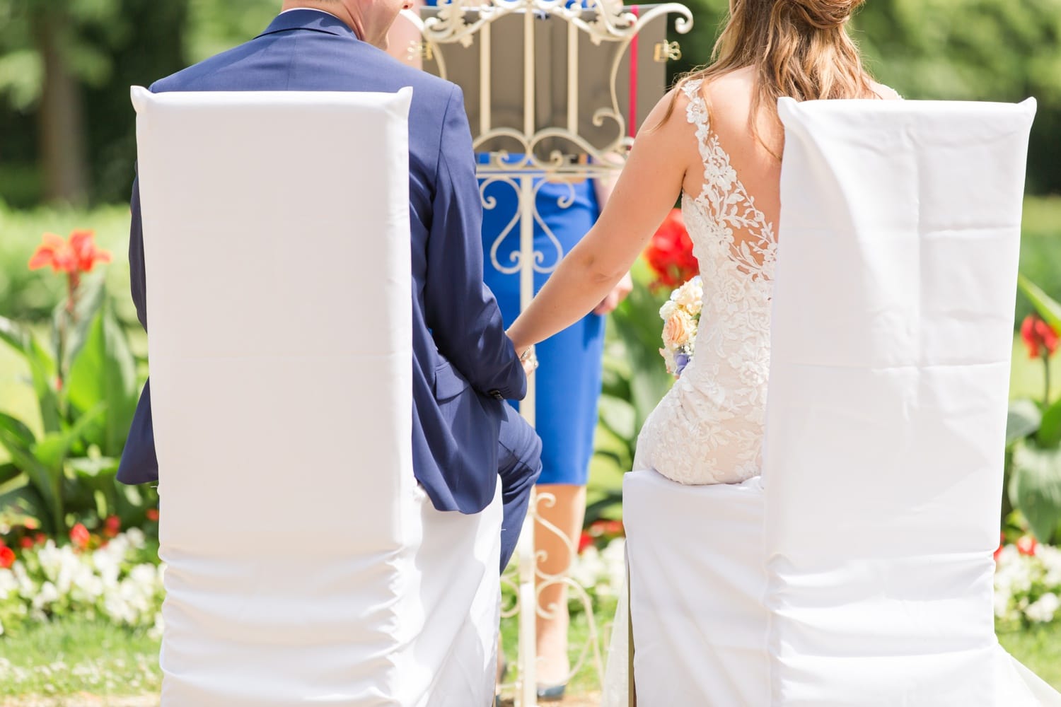 Sommerliche Hochzeit im Ochsenstall vom Schloss und Gutshof Britz Berlin