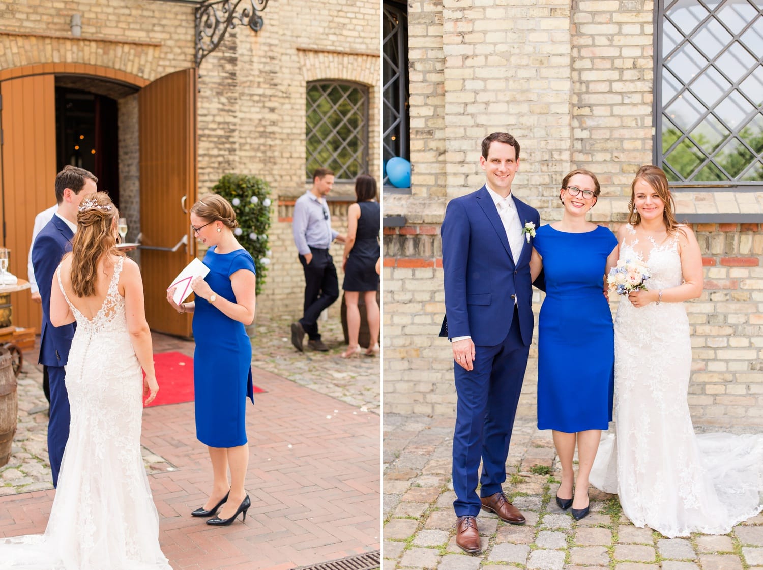 Sommerliche Hochzeit im Ochsenstall vom Schloss und Gutshof Britz Berlin