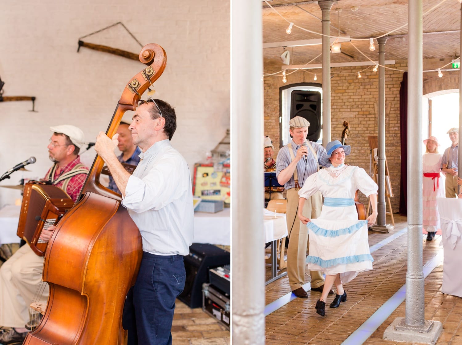 Sommerliche Hochzeit im Ochsenstall vom Schloss und Gutshof Britz Berlin