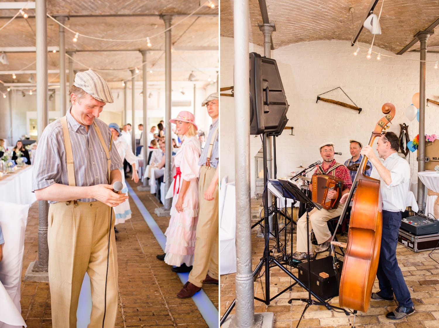 Sommerliche Hochzeit im Ochsenstall vom Schloss und Gutshof Britz Berlin