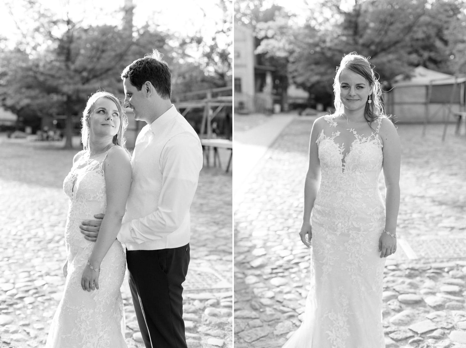 Sommerliche Hochzeit im Ochsenstall vom Schloss und Gutshof Britz Berlin