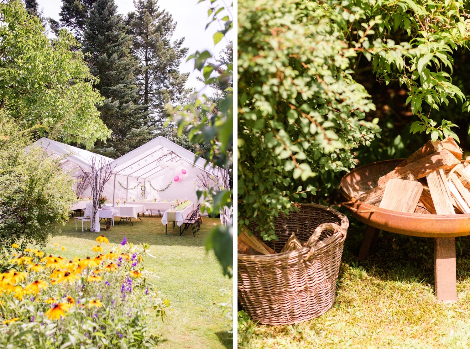 Wunderschöne Gartenhochzeit im Süden von Berlin