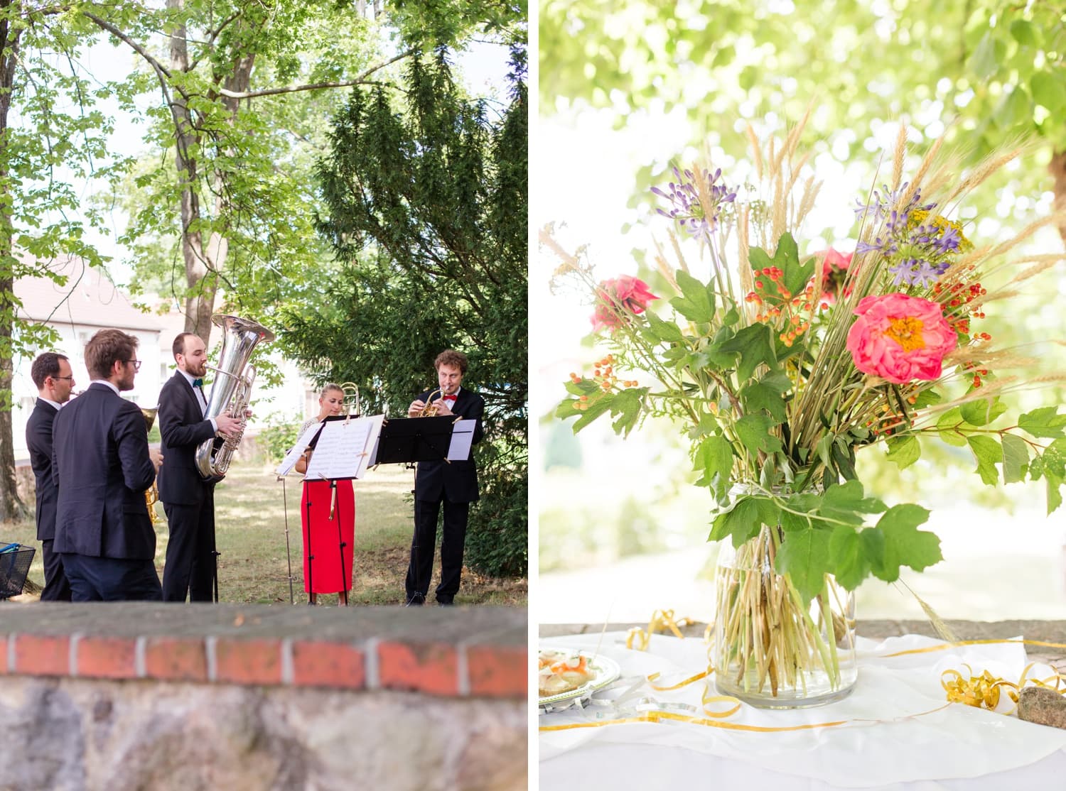 Wunderschöne Gartenhochzeit im Süden von Berlin