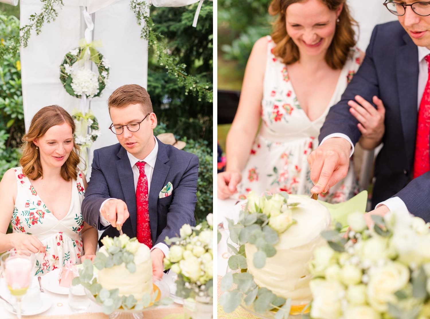 Wunderschöne Gartenhochzeit im Süden von Berlin