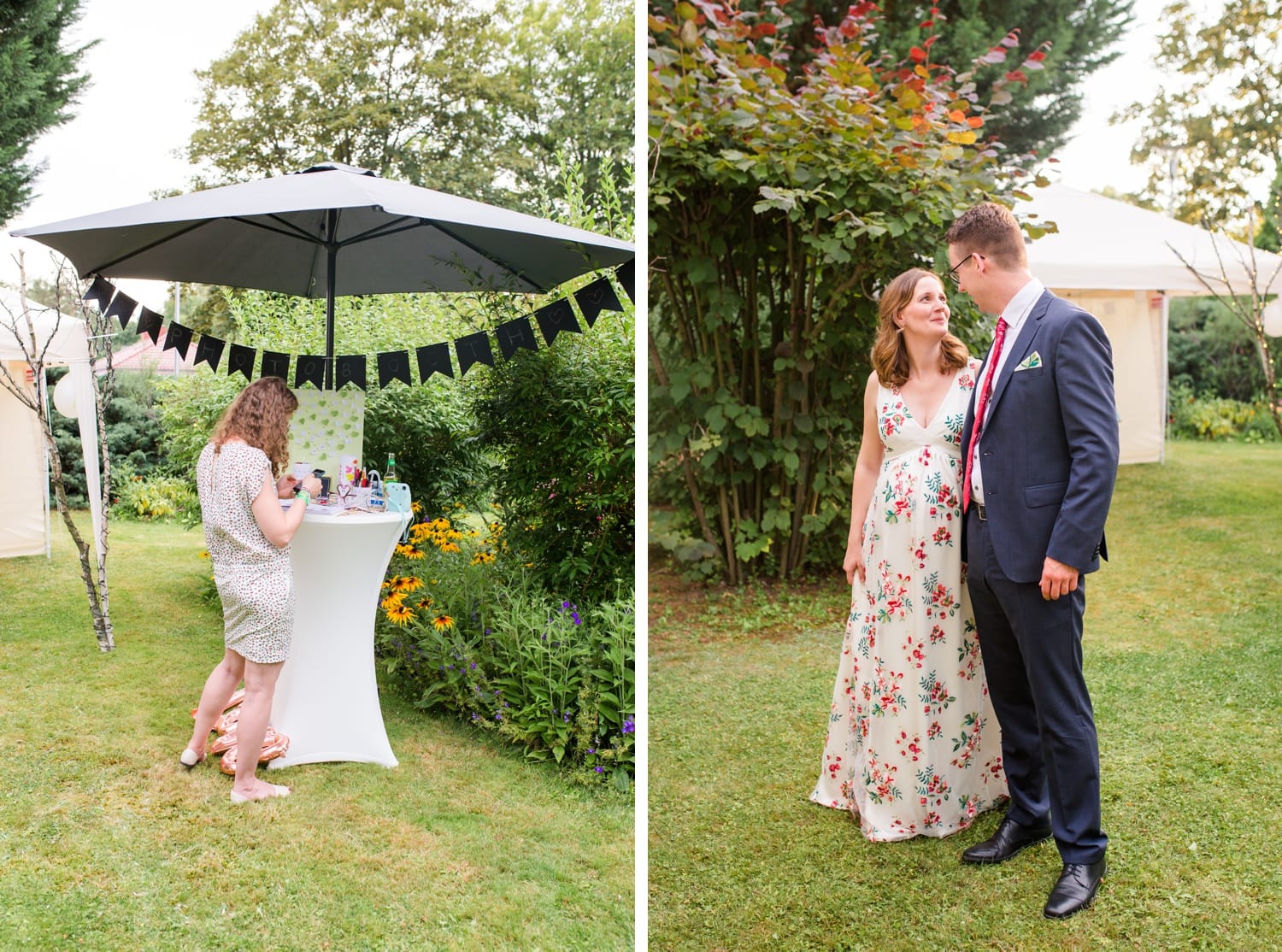 Wunderschöne Gartenhochzeit im Süden von Berlin