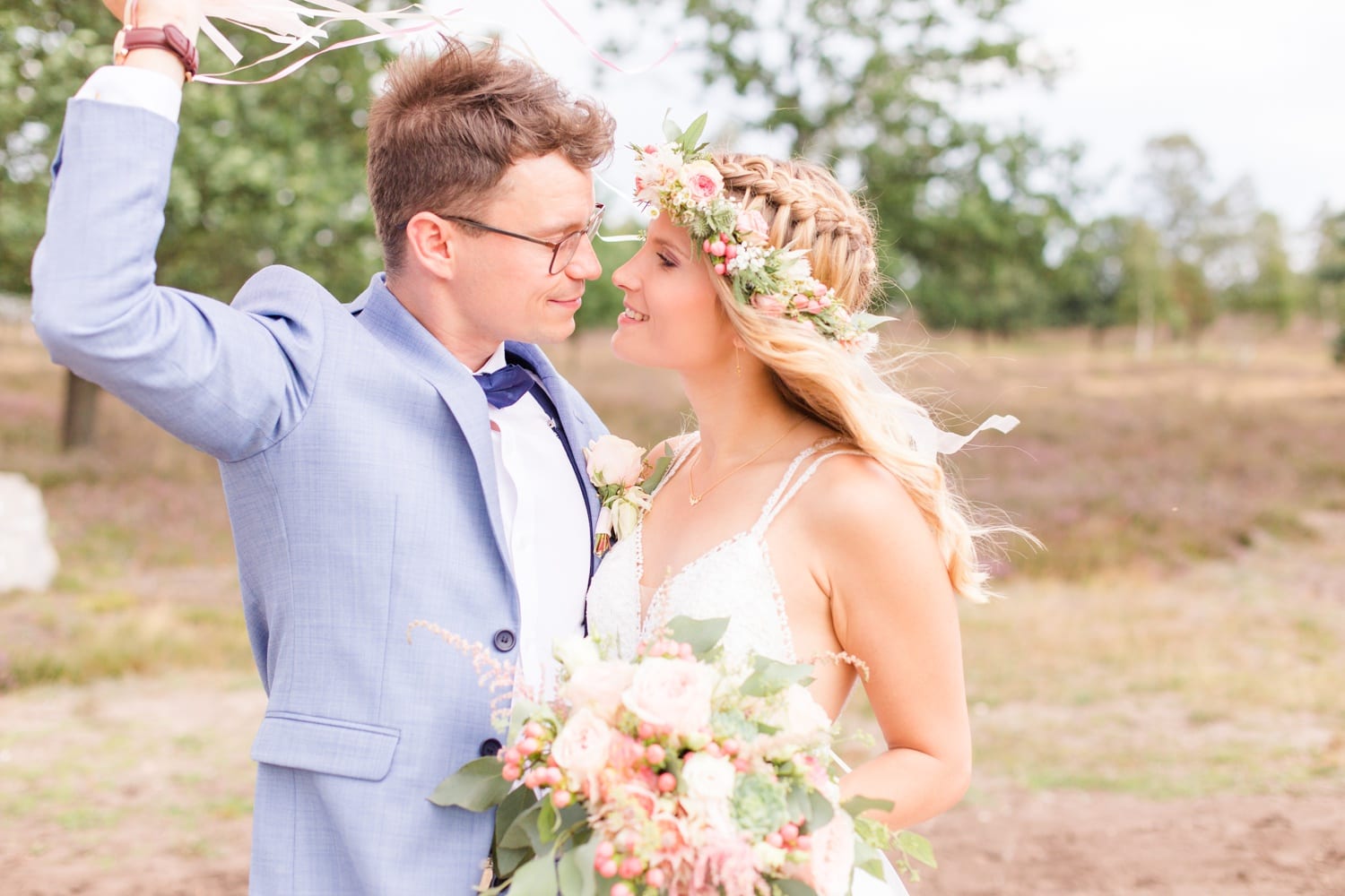 Traumhochzeit mit Alpakas - Romantische Landhochzeit in der Lüneburger Heide