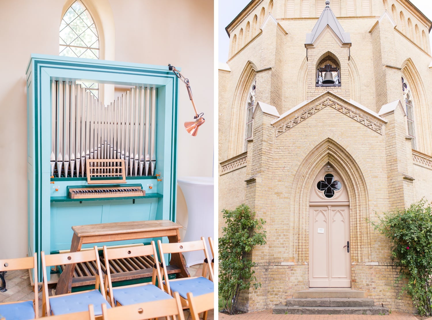 Standesamtliche Trauung mit Gartenfeier in der Alten Neuendorfer Kirche in Potsdam Babelsberg