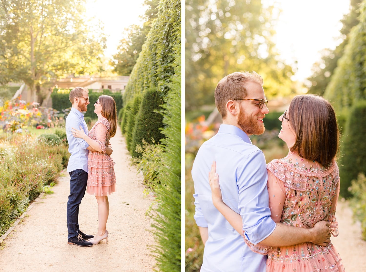 Spätsommerliches Verlobungsshooting mit Samantha und Immanuel im Körnerpark Berlin