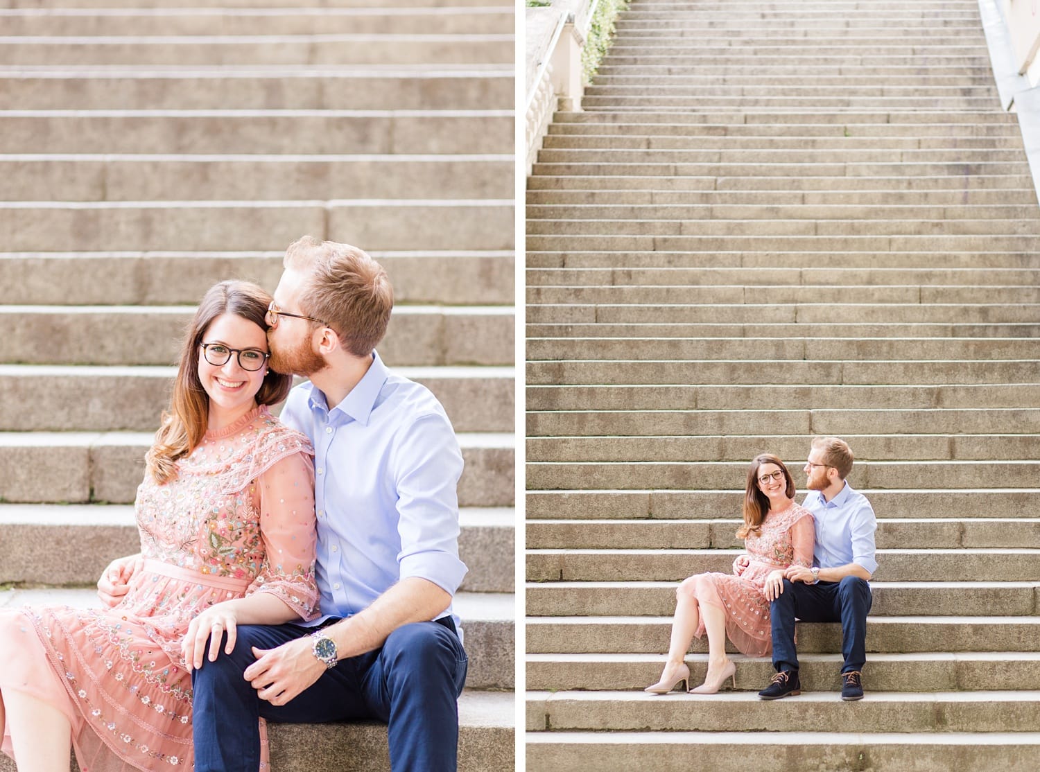 Spätsommerliches Verlobungsshooting mit Samantha und Immanuel im Körnerpark Berlin