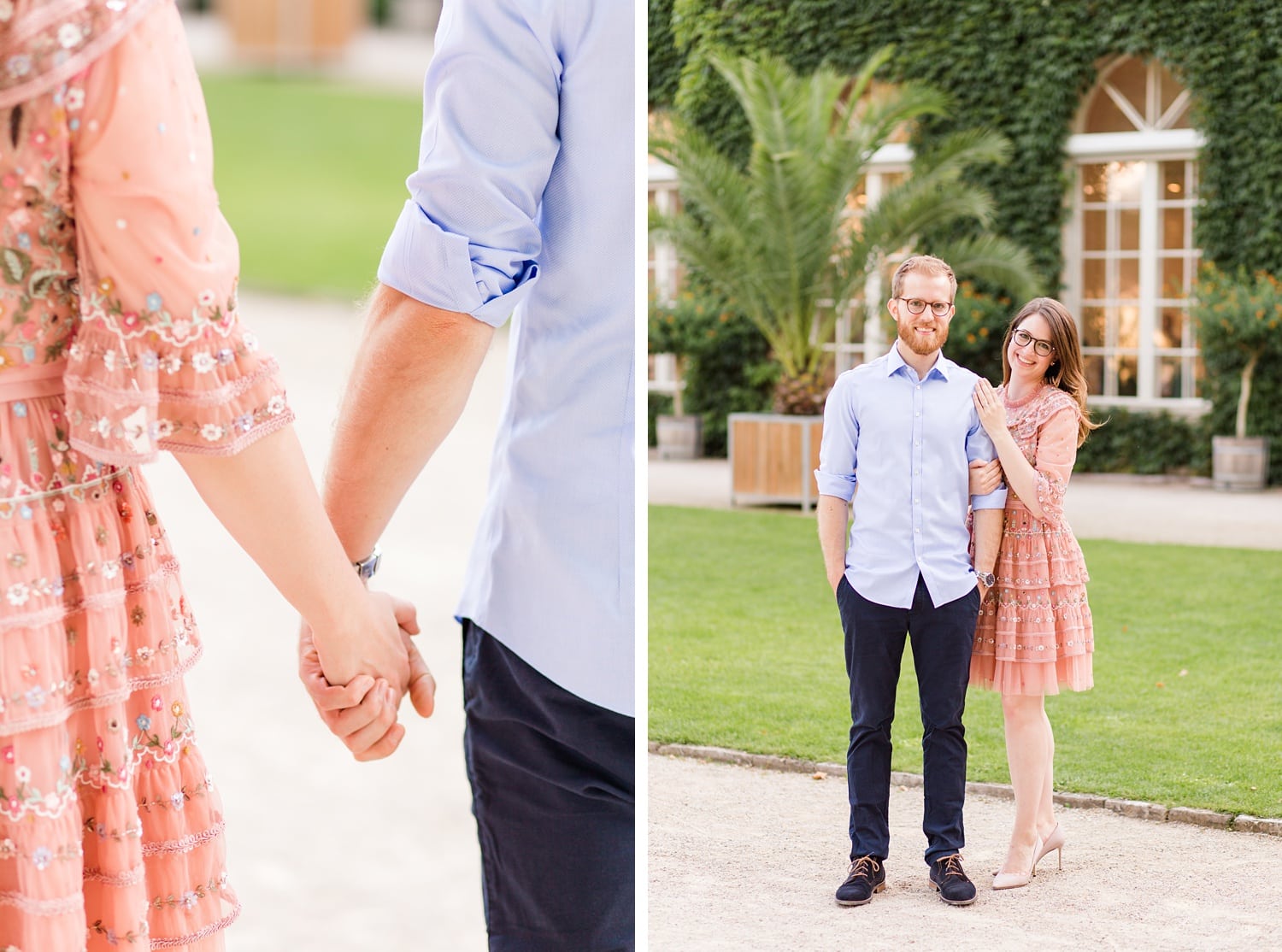 Spätsommerliches Verlobungsshooting mit Samantha und Immanuel im Körnerpark Berlin