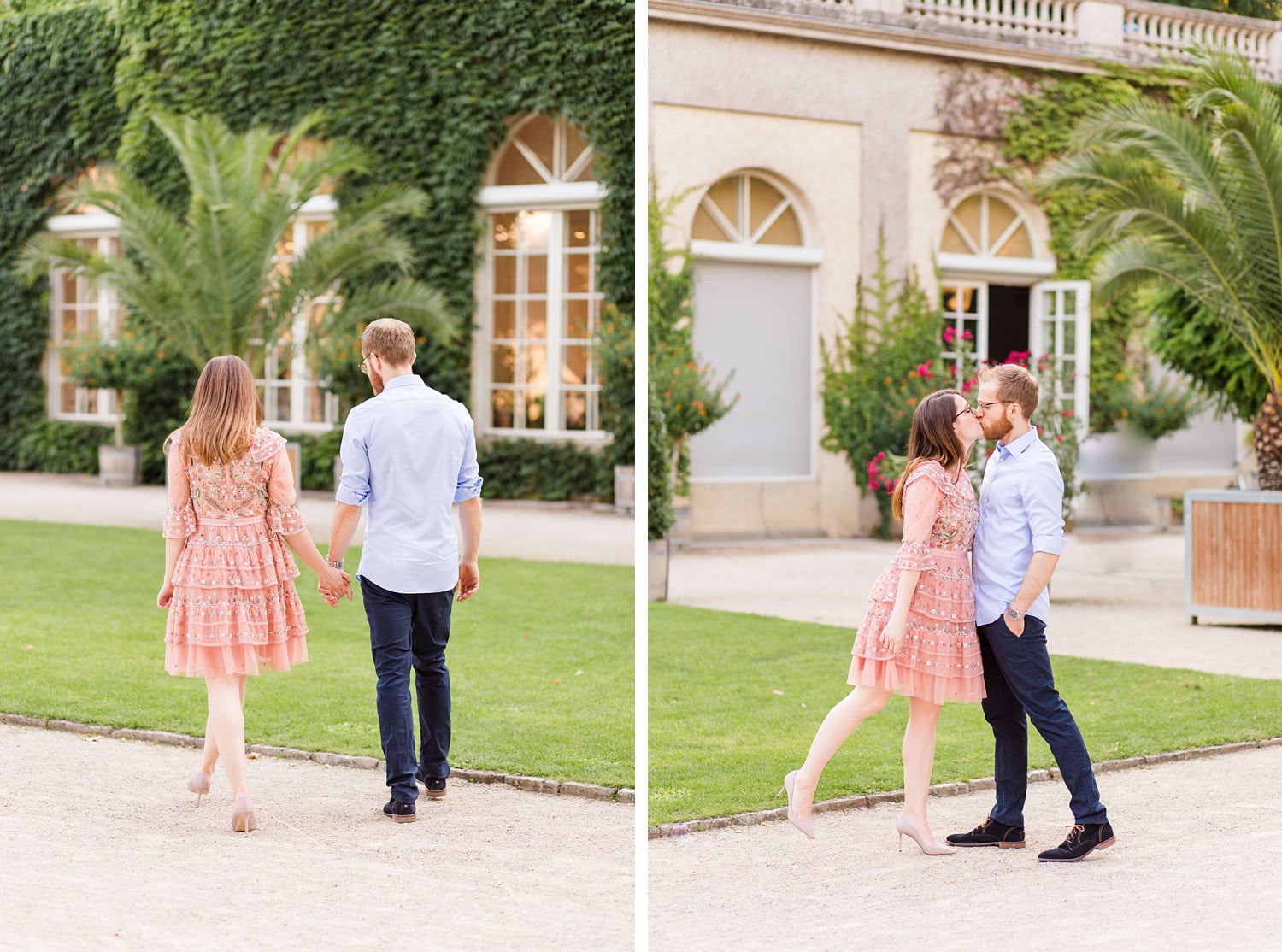 Spätsommerliches Verlobungsshooting mit Samantha und Immanuel im Körnerpark Berlin