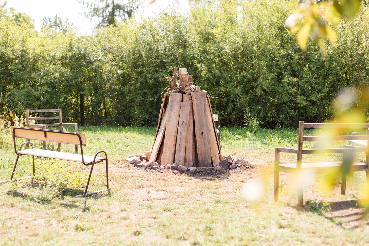 Wunderschöne Landhochzeit im Schmetterlingsgarten (Uckermark)