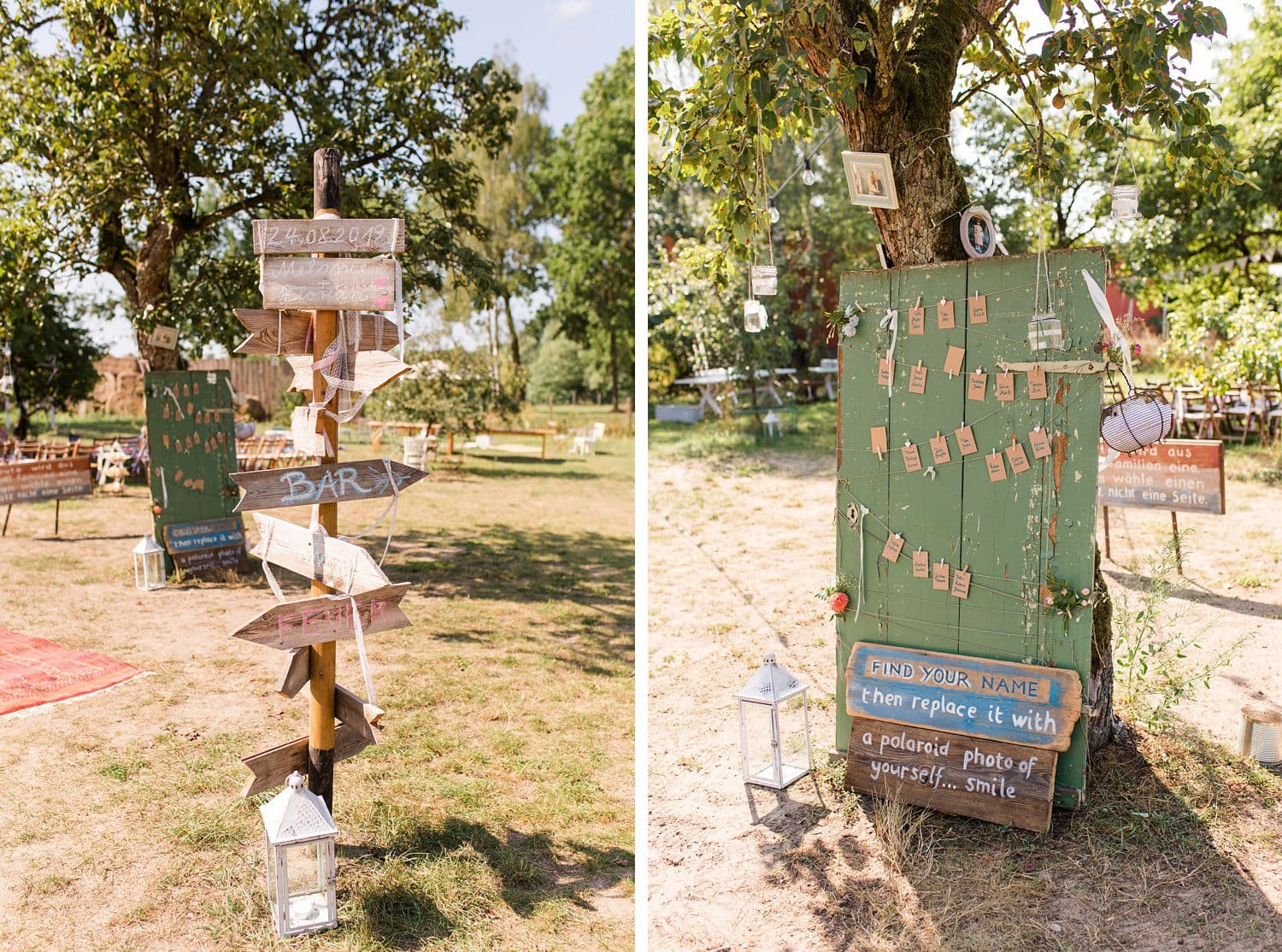 Wunderschöne Landhochzeit im Schmetterlingsgarten (Uckermark)