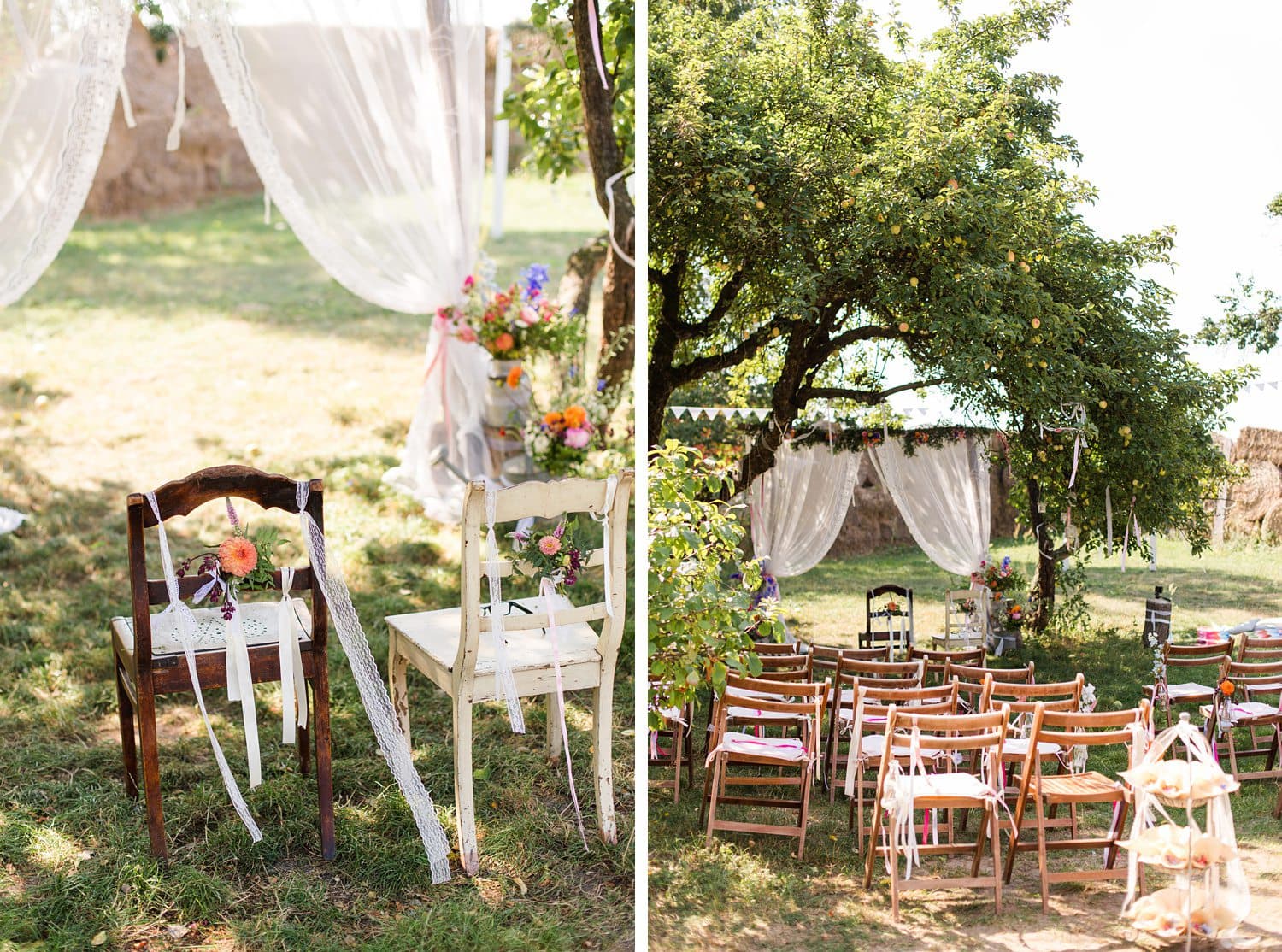 Wunderschöne Landhochzeit im Schmetterlingsgarten (Uckermark)