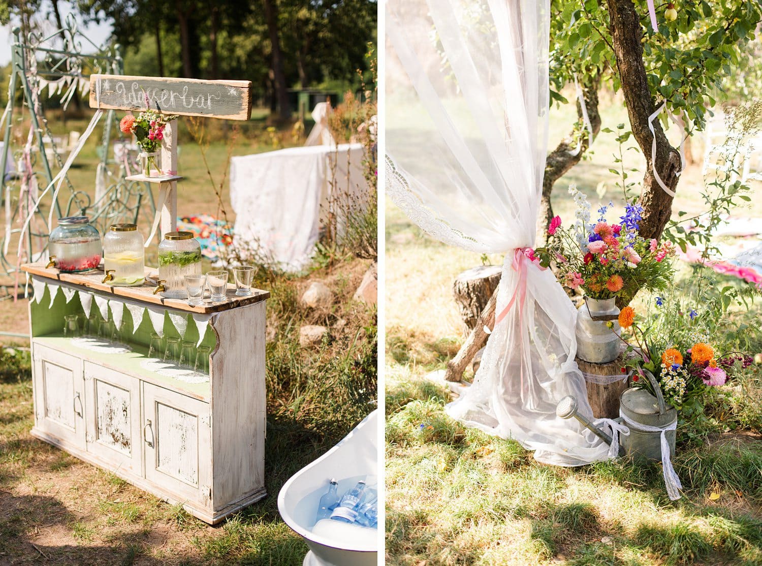 Wunderschöne Landhochzeit im Schmetterlingsgarten (Uckermark)