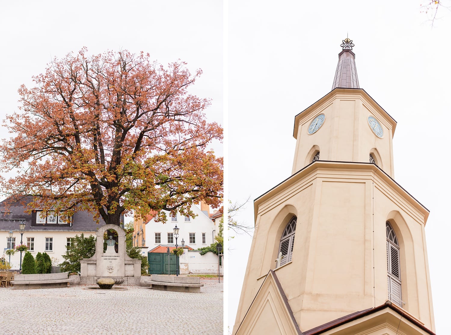 Oktober Hochzeit in Teltow und Berlin Wannseeterrassen - Intime Herbsthochzeit