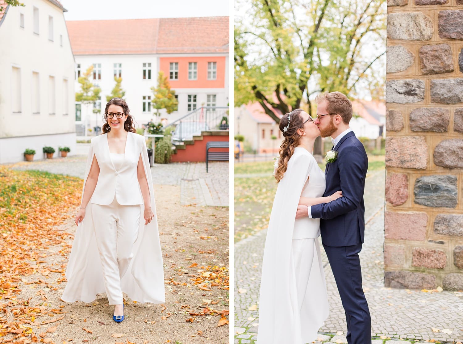 Oktober Hochzeit in Teltow und Berlin Wannseeterrassen - Intime Herbsthochzeit