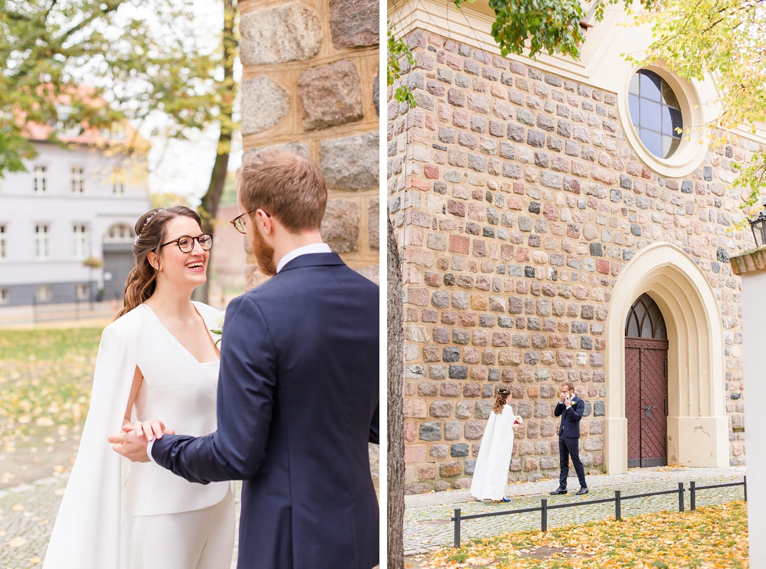 Oktober Hochzeit in Teltow und Berlin Wannseeterrassen - Intime Herbsthochzeit