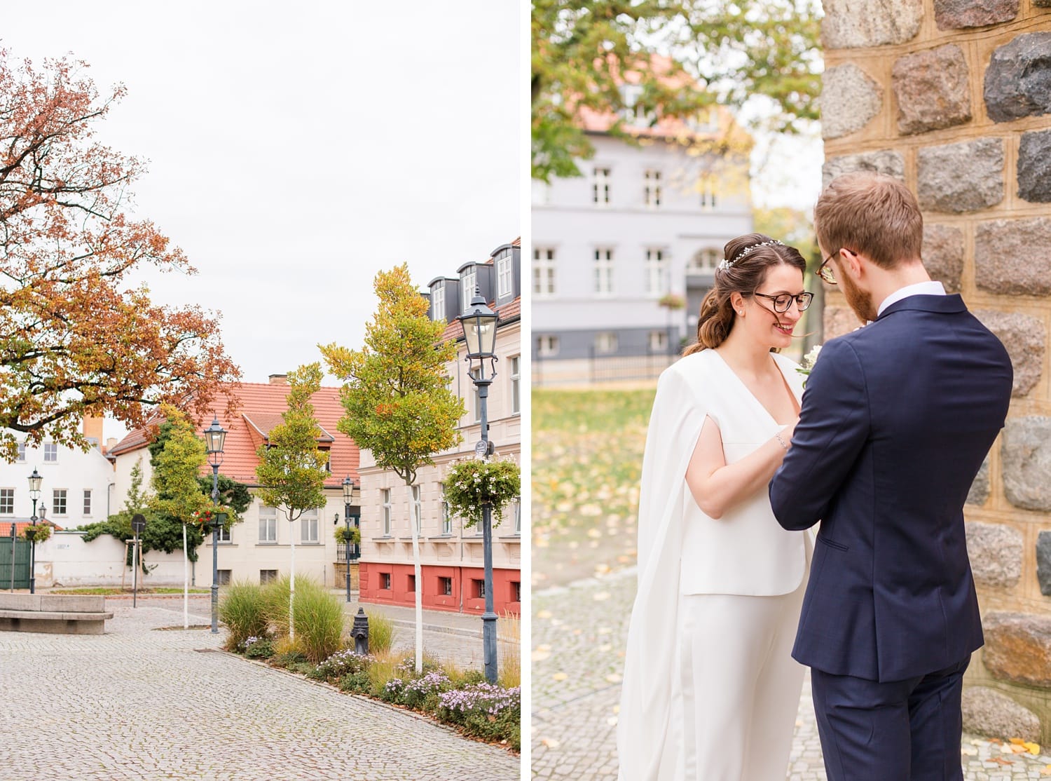 Oktober Hochzeit in Teltow und Berlin Wannseeterrassen - Intime Herbsthochzeit