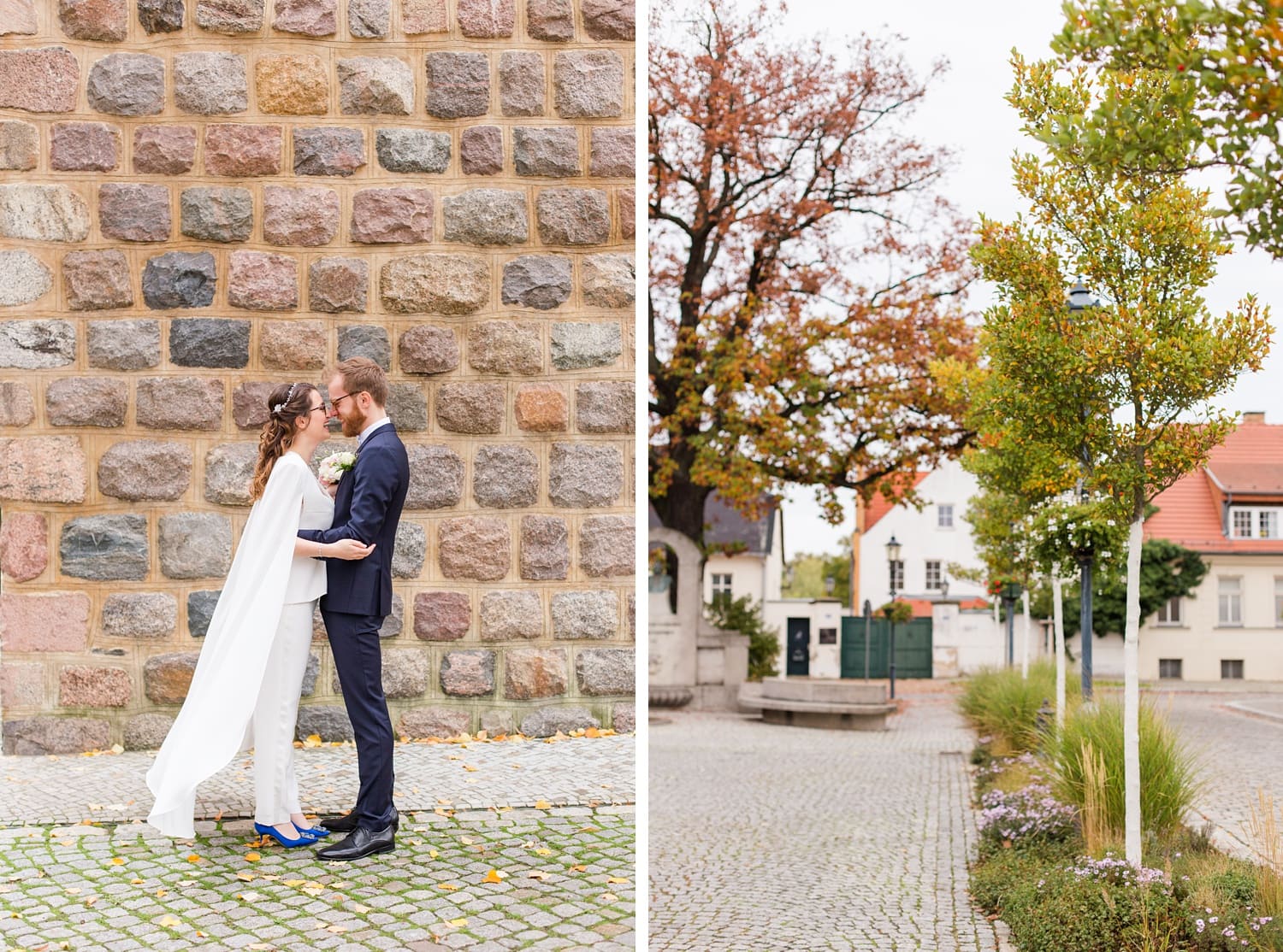 Oktober Hochzeit in Teltow und Berlin Wannseeterrassen - Intime Herbsthochzeit