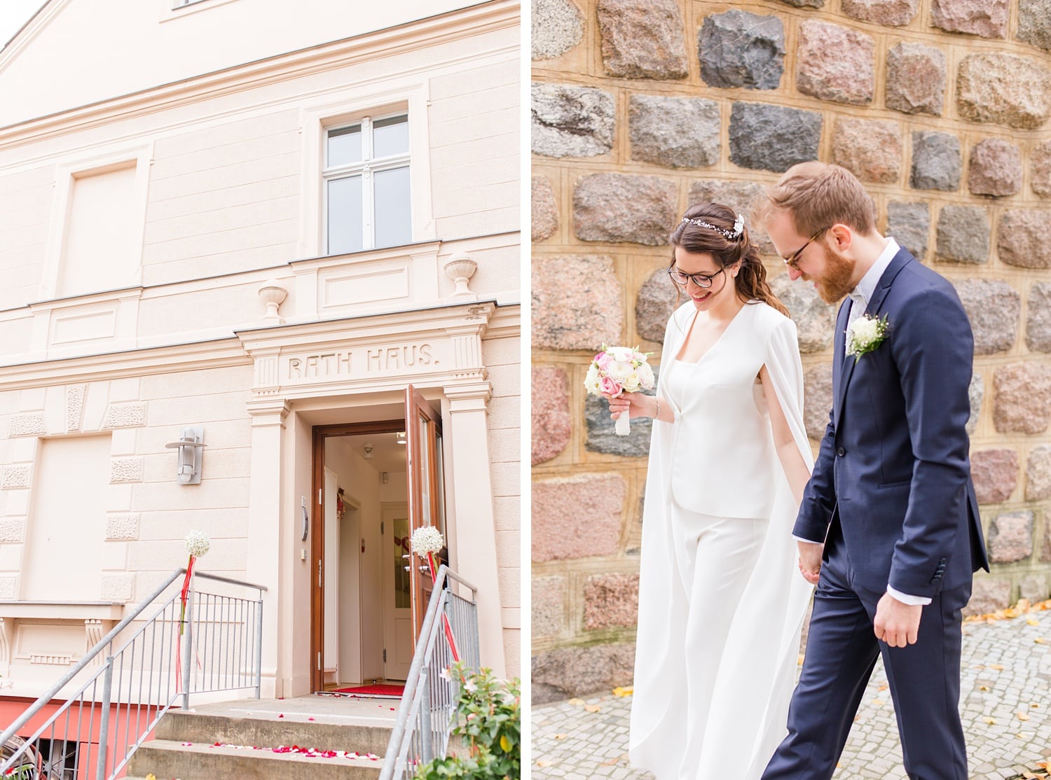 Oktober Hochzeit in Teltow und Berlin Wannseeterrassen - Intime Herbsthochzeit