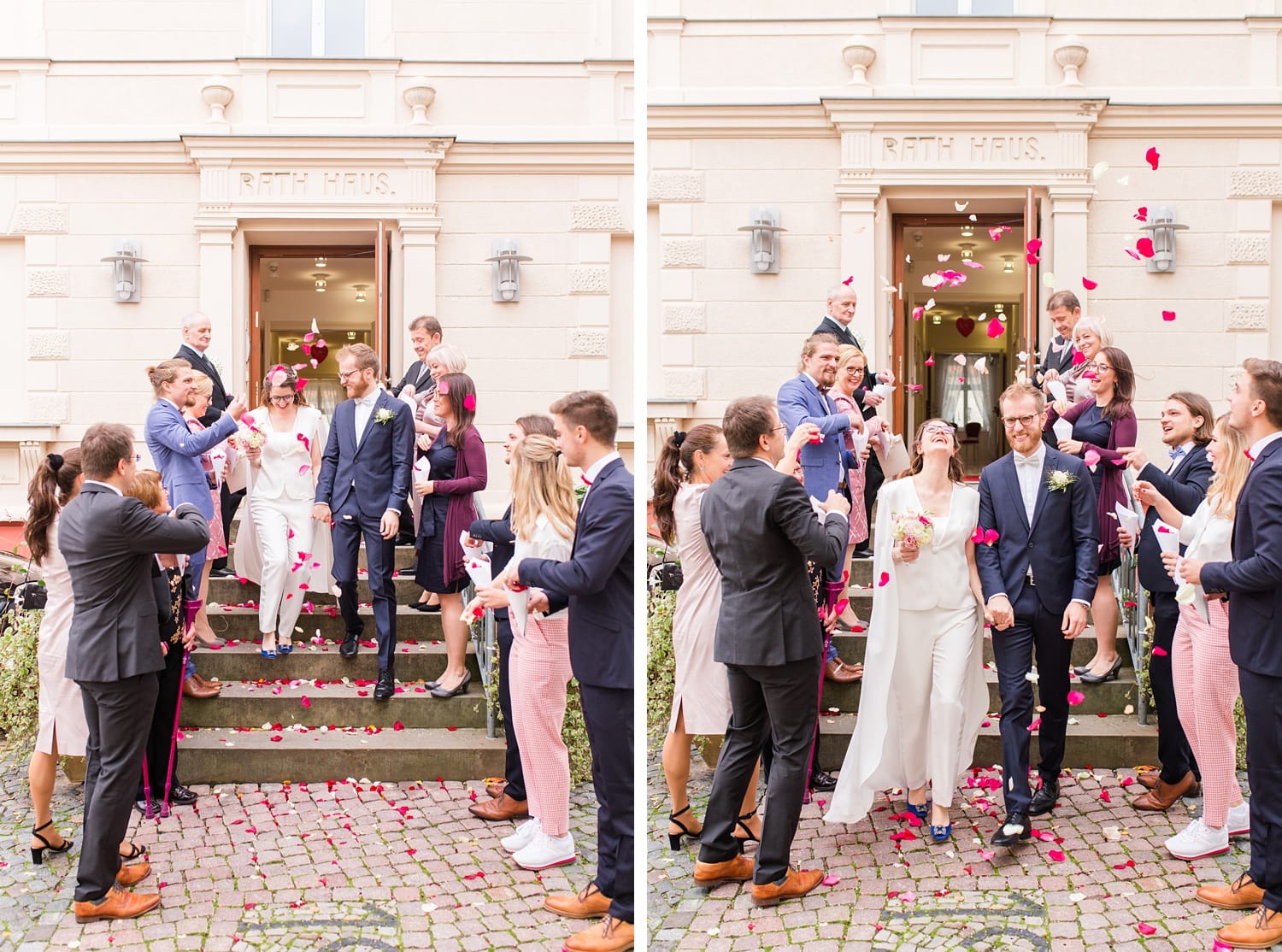 Oktober Hochzeit in Teltow und Berlin Wannseeterrassen - Intime Herbsthochzeit