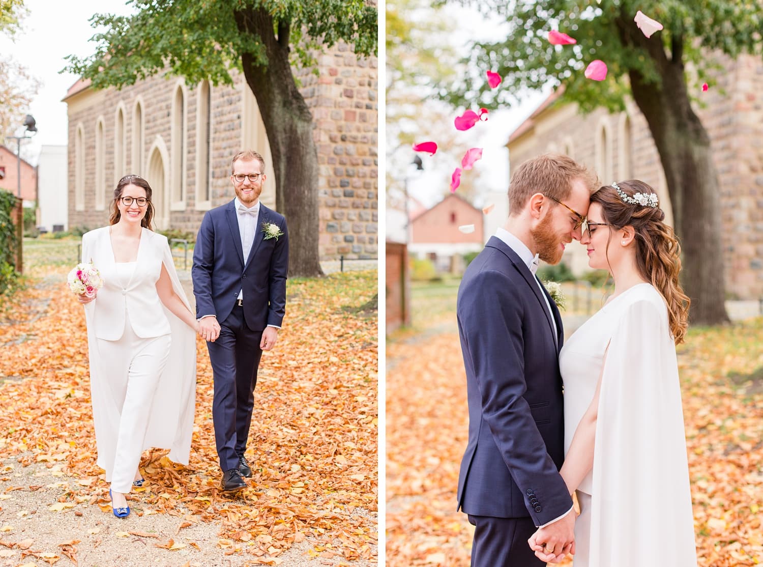 Oktober Hochzeit in Teltow und Berlin Wannseeterrassen - Intime Herbsthochzeit