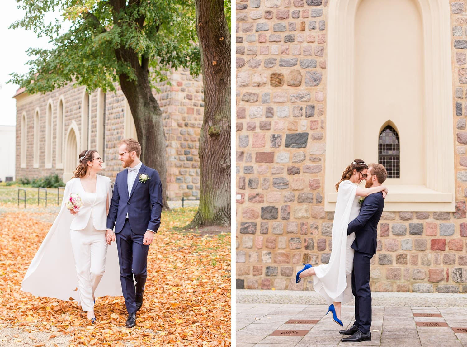 Oktober Hochzeit in Teltow und Berlin Wannseeterrassen - Intime Herbsthochzeit