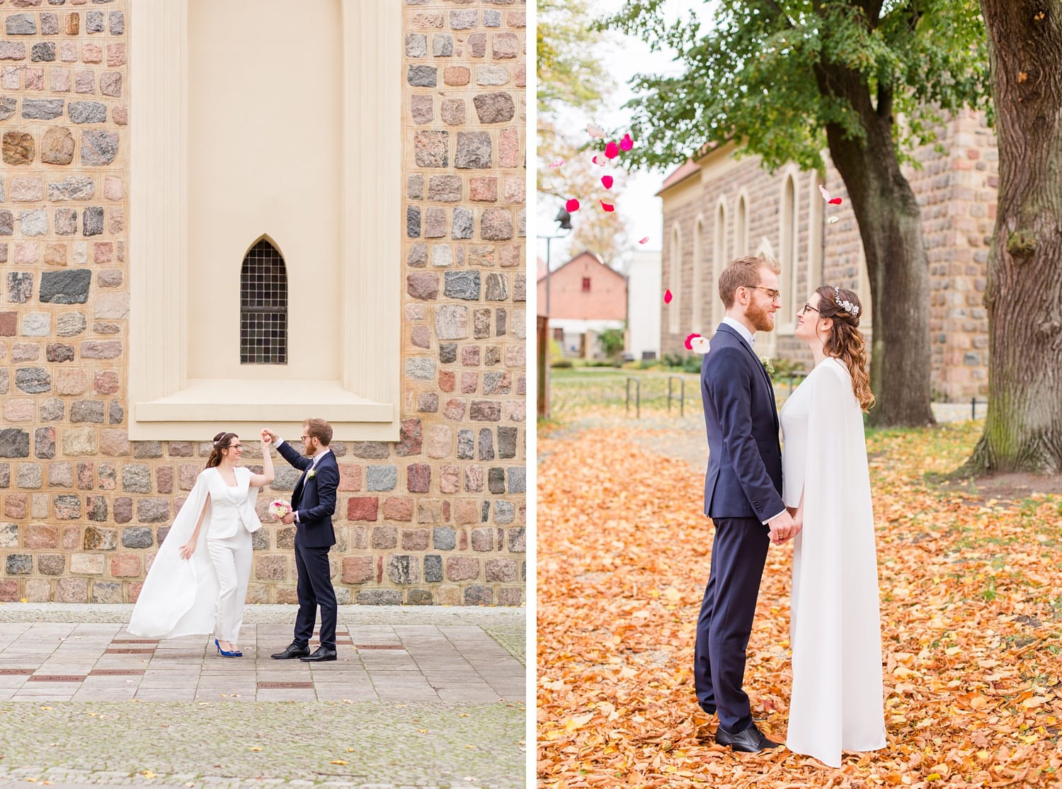 Oktober Hochzeit in Teltow und Berlin Wannseeterrassen - Intime Herbsthochzeit