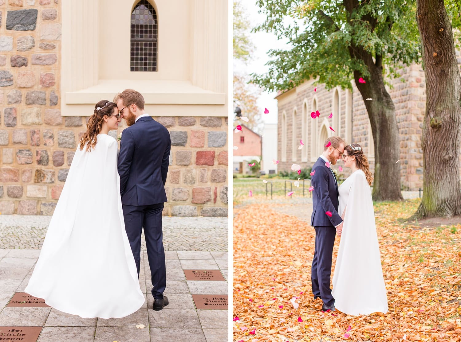 Oktober Hochzeit in Teltow und Berlin Wannseeterrassen - Intime Herbsthochzeit