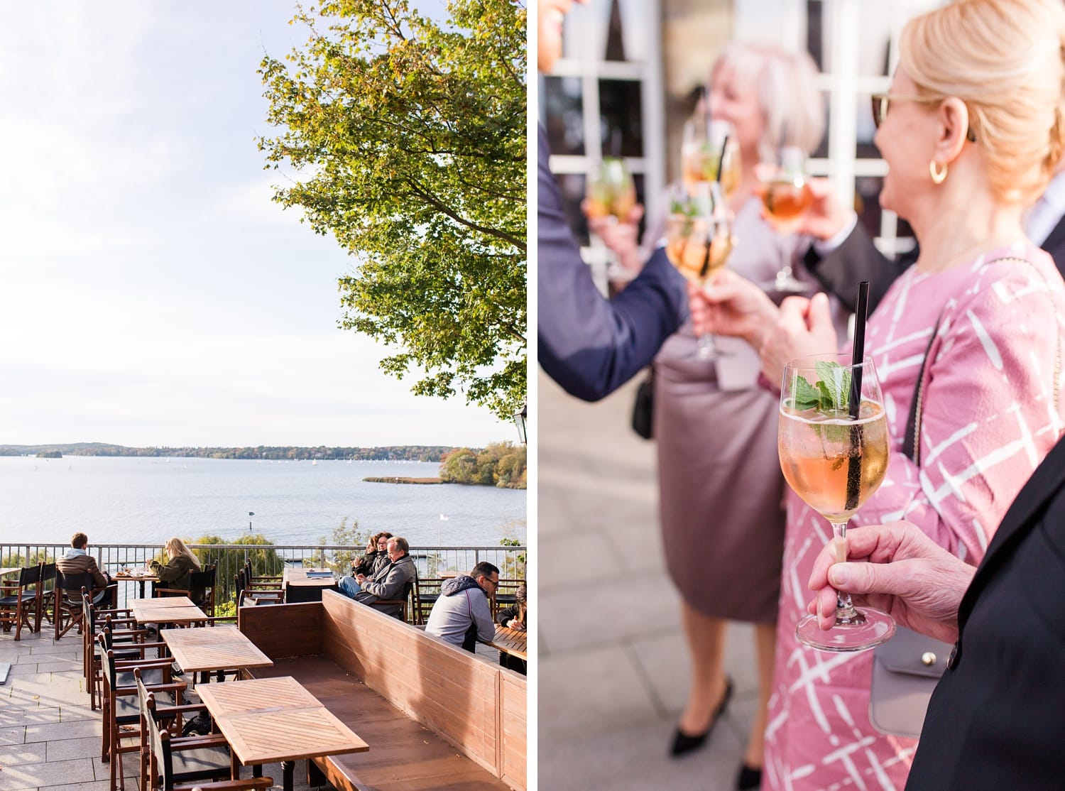 Oktober Hochzeit in Teltow und Berlin Wannseeterrassen - Intime Herbsthochzeit