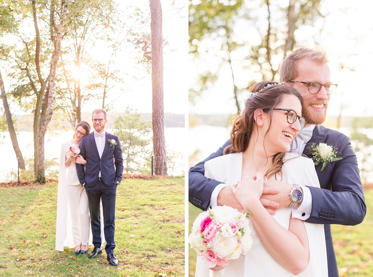 Oktober Hochzeit in Teltow und Berlin Wannseeterrassen - Intime Herbsthochzeit