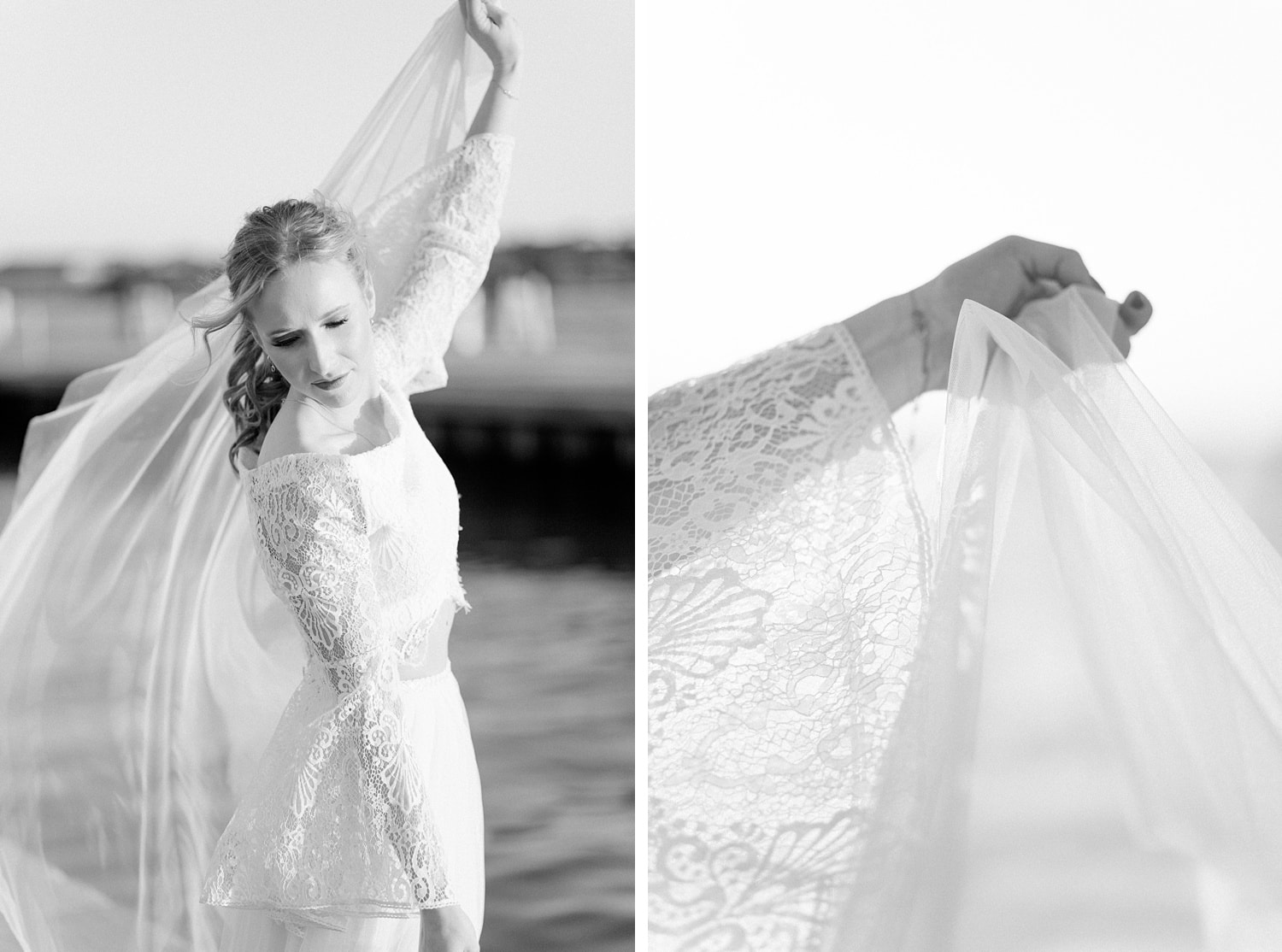 Bridal Portraits in Venedig am Wasser