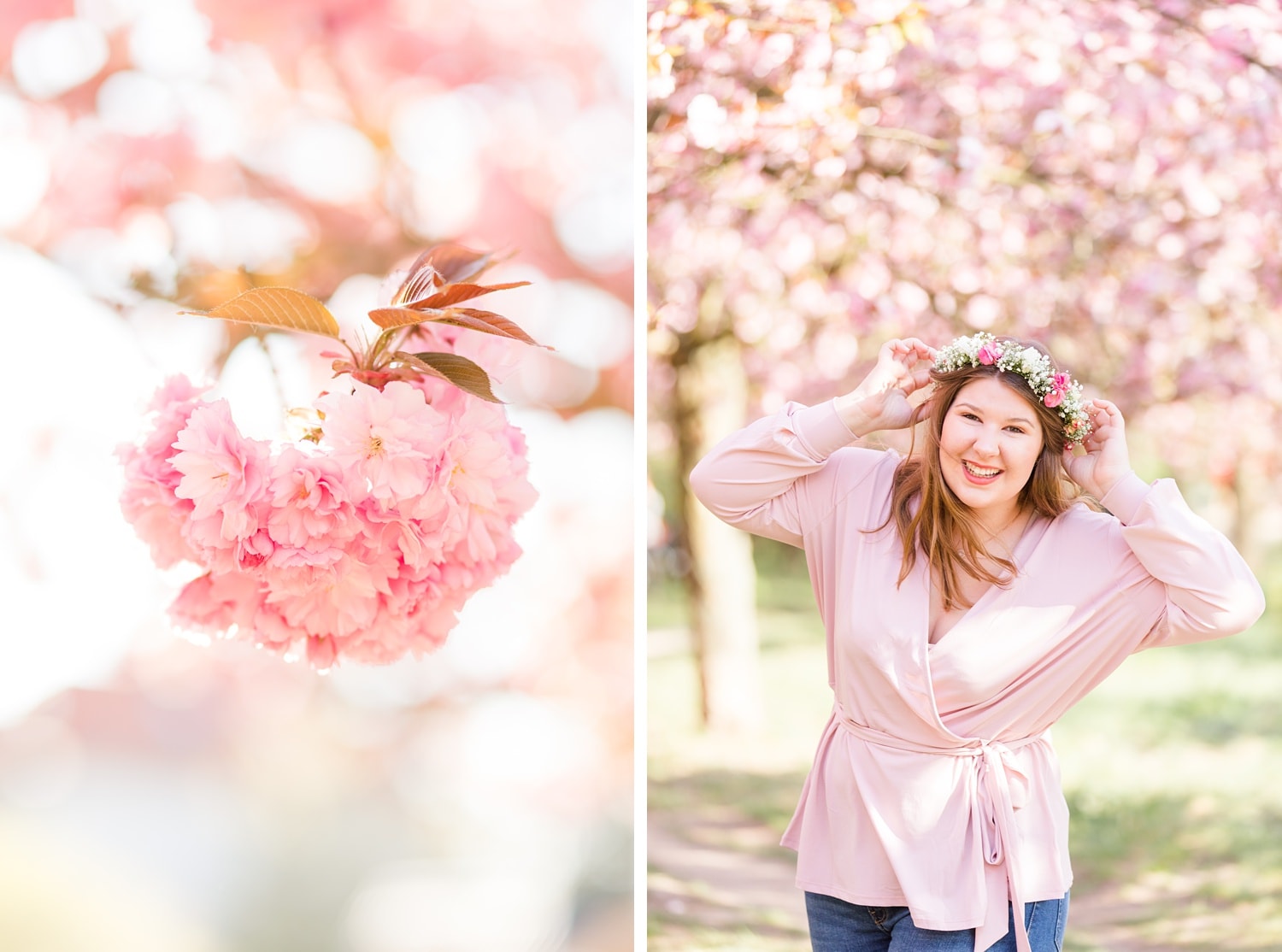 Kirschblüten Portraits im Frühling mit Lara vom Bloggerstammtisch